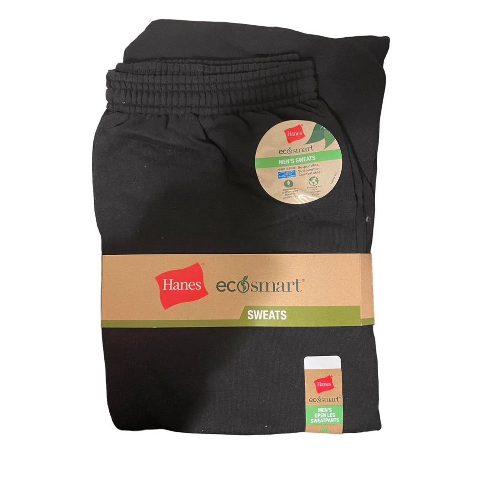 NWT- Hanes Ecosmart Men's Open Leg Sweatpants